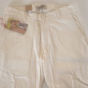 Naked & Famous Denim Off-White Straight Men’s Chinos